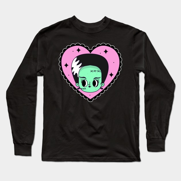 The Cute Bride Long Sleeve T-Shirt by Rockadeadly